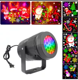 Proiettore a LED Natale, Decorazione Giardino 5 immagini